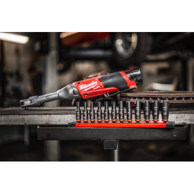 SET 12 DOUILLE SHOCKWAVE 1/4" LONGUES - Carton - Milwaukee | 4932480453