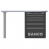 Établis usage intensif avec plateau acier, 2 pieds et 6 tiroirs de rangement - Bahco | 1495KH6BKWB15TS