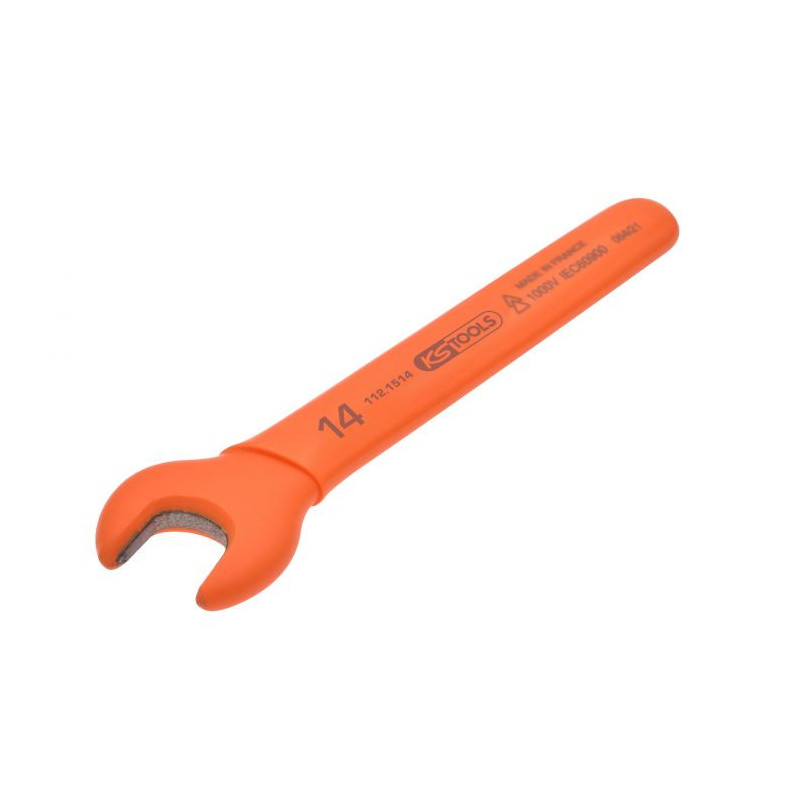 Clé à fourche plate isolée 1000V, Ø14 mm - KSTools | 112.1514