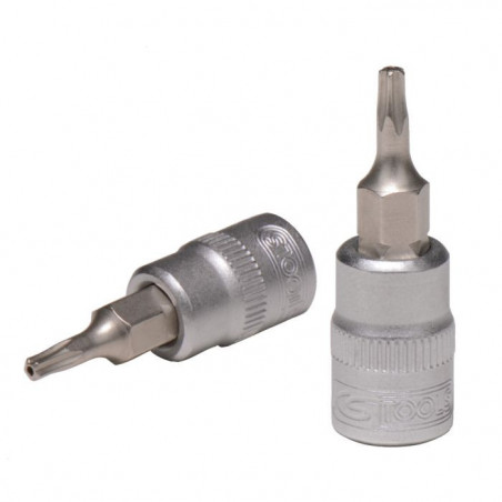 Douille Tournevis Torx 10 KS Tools - Percée 1/4'' - CHROMEmat - Compatible Avec De Nombreux Modèles