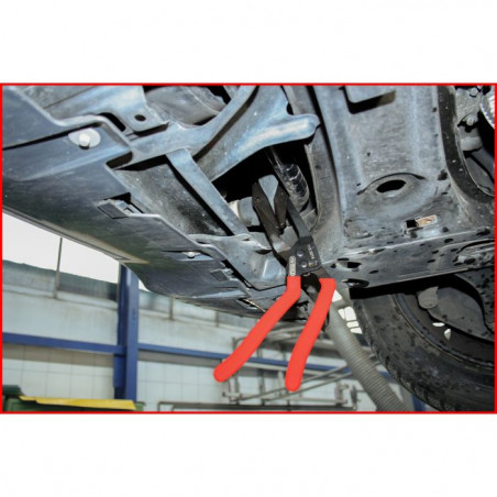 Jeu de 3 pinces à clamper les tuyaux auto-ajustables Ø 20, 35, 74 mm  - KSTools | 115.5010