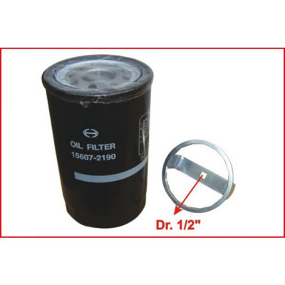 Cloche pour filtre à huile 1/2" Ø 118 mm / 16 cannelures, pour Hino - KSTools | 460.4585