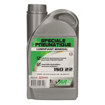 Lubrifiant ISO 22 pour outils pneumatiques et petits systèmes hydrauliques, 1L - KSTools | 160.0157