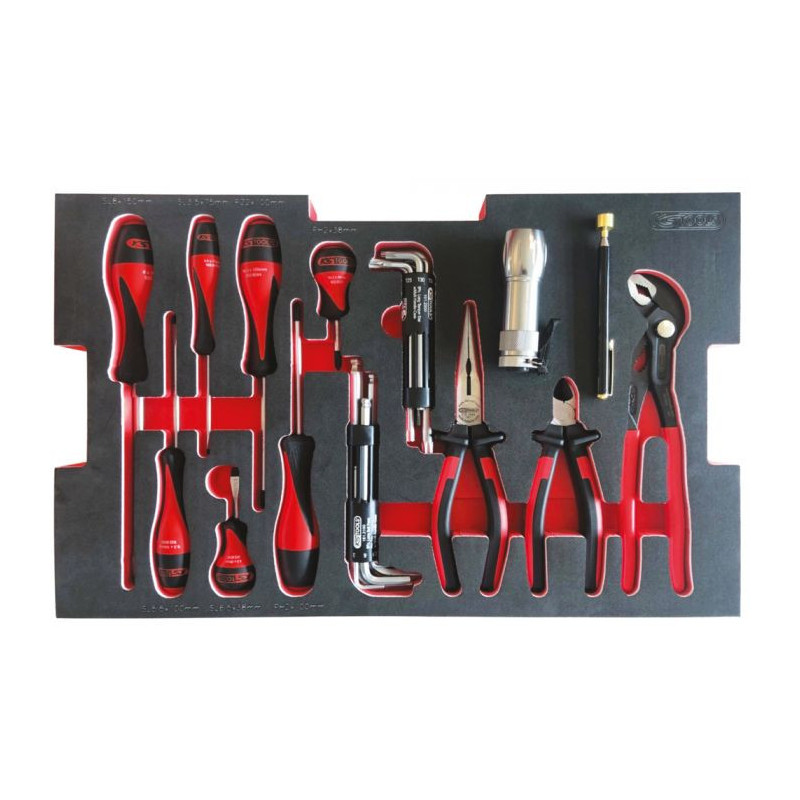 Module de vissage et pinces pour boites de transport SCM, 28 pièces - KSTools | 716.0028