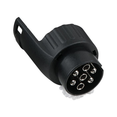 Testeur De Remorque 7 Broches Avec Adaptateurs - Vérificateur D'éclairage 12V Pour Voiture, Caravane - Dépannage Câblage