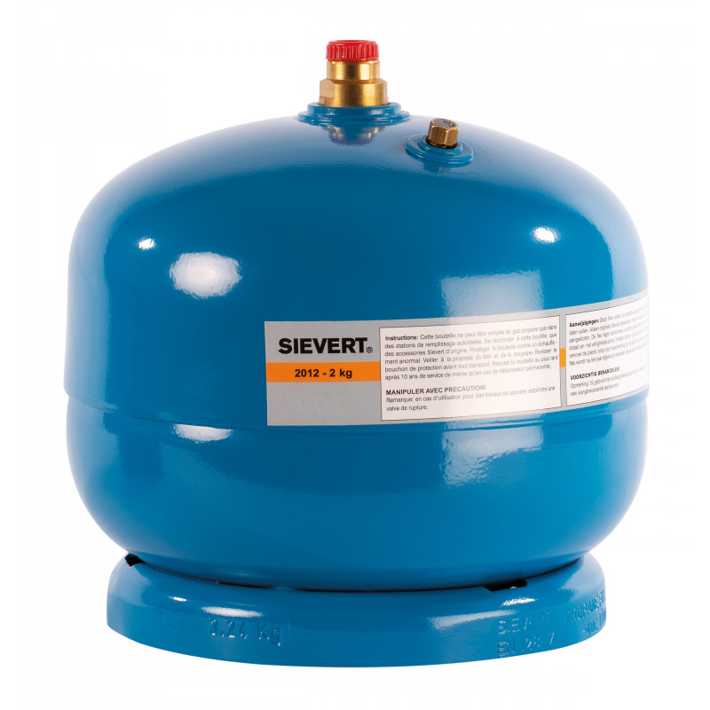 Bouteille capa. 2kg remplie sans robinet - SIEVERT | SI201219