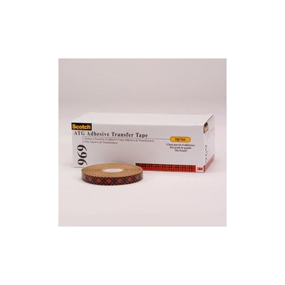 Ruban à Transfert d'Adhésif 969 Scotch®, Transparent, 12 mm x 33 m, 0.13 mm - 3M | 7000116642