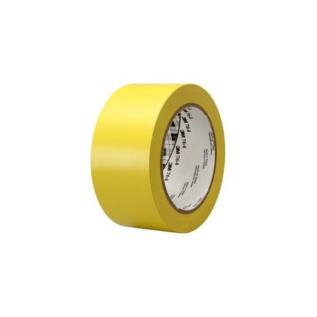 Ruban Vinyle à Usage Général 764 , Jaune, 50 mm x 33 m, 0.13 mm - 3M | 7000144706