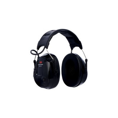 Casque  PELTOR ProTac III, 25 dB, coques minces, noir, monté sur casque de sécurité, MT13H220P3E - 3M | 7100088455