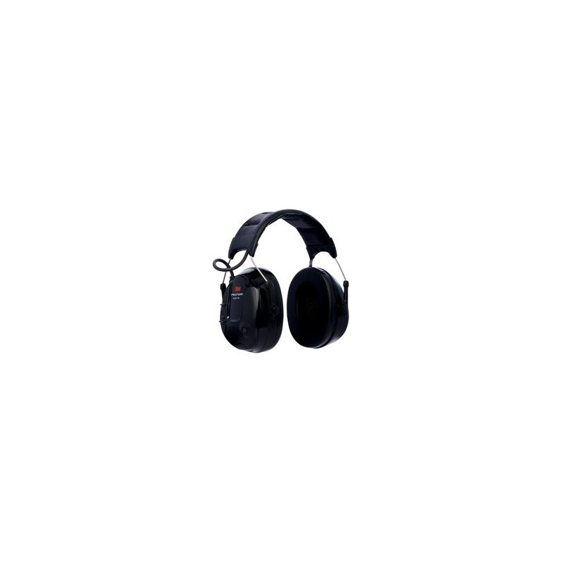 Casque  PELTOR ProTac III, 25 dB, coques minces, noir, monté sur casque de sécurité, MT13H220P3E - 3M | 7100088455