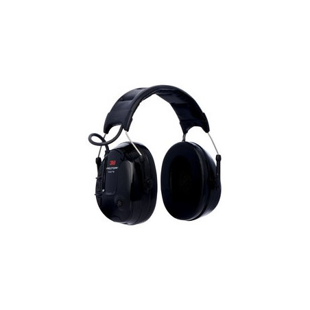 Casque  PELTOR ProTac III, 25 dB, coques minces, noir, monté sur casque de sécurité, MT13H220P3E - 3M | 7100088455