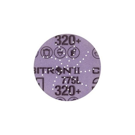 Disque film ponçage propre Cubitron II Hookit 775L, 75 mm, 320+, Multitrou - 3M | 7100145433