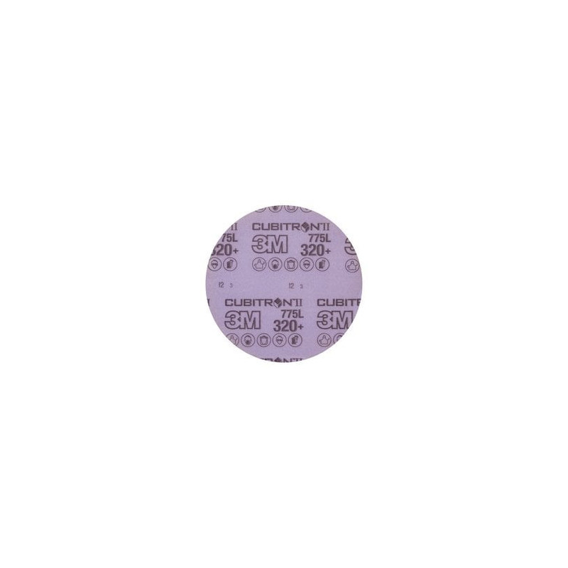 Disque film Cubitron II Hookit 775L, 150 mm, 320+, Plein - 3M | 7100145462