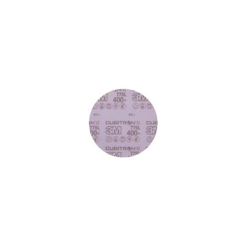 Disque film Cubitron II Hookit 775L, 150 mm, 400+, Plein - 3M | 7100145469