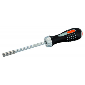 Tournevis à cliquet porte-embouts 1/4", 125 mm Bahco | 808050