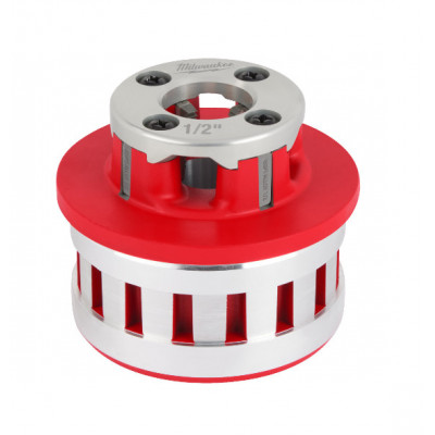 FPT2H 1/2" BSPT Alloy - Tête de filetage 1/2" BSPT alliage pour M18 FPT2 - Carton - Milwaukee | 4932480239