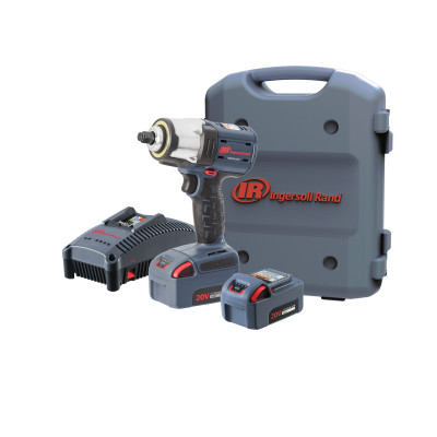 Clé à Chocs Sans Fil Ingersoll-Rand 20V - 2170 Nm, 2 Batteries, Système DXS, Pour Garages Ou Chantiers