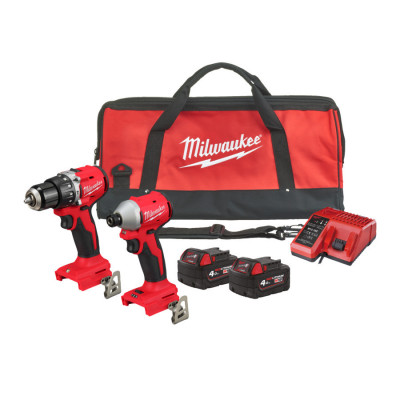 Powerpack 2 outils 18 volts brushless M18 BLCPP2A-402C Milwaukee | 4933492827