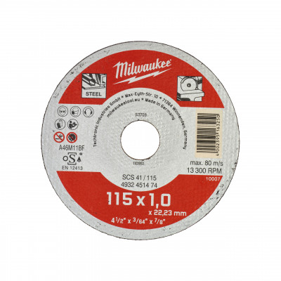 PRESENTOIR DE COMPTOIR DISQUE A TRONCONNER PRO+ 115MM EPAISSEUR 1 MM CONTRACTOR 200PC - Carton - Milwaukee | 4932451475