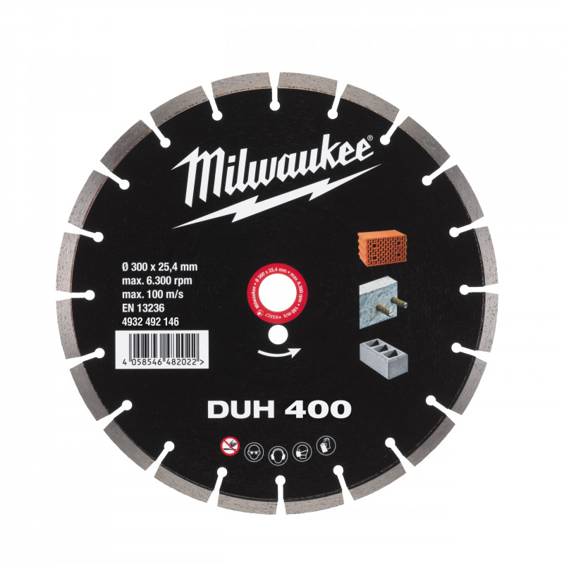 DISQUE DIAMANT PREMIUM DUH 300 MM (X1) - carton - Milwaukee | 4932493331