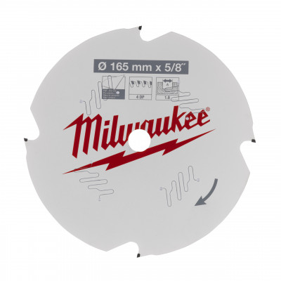 LAME SCIE Circulaire 165MM 4 DTS DIAMANTS - Blister - Milwaukee | 4932493217