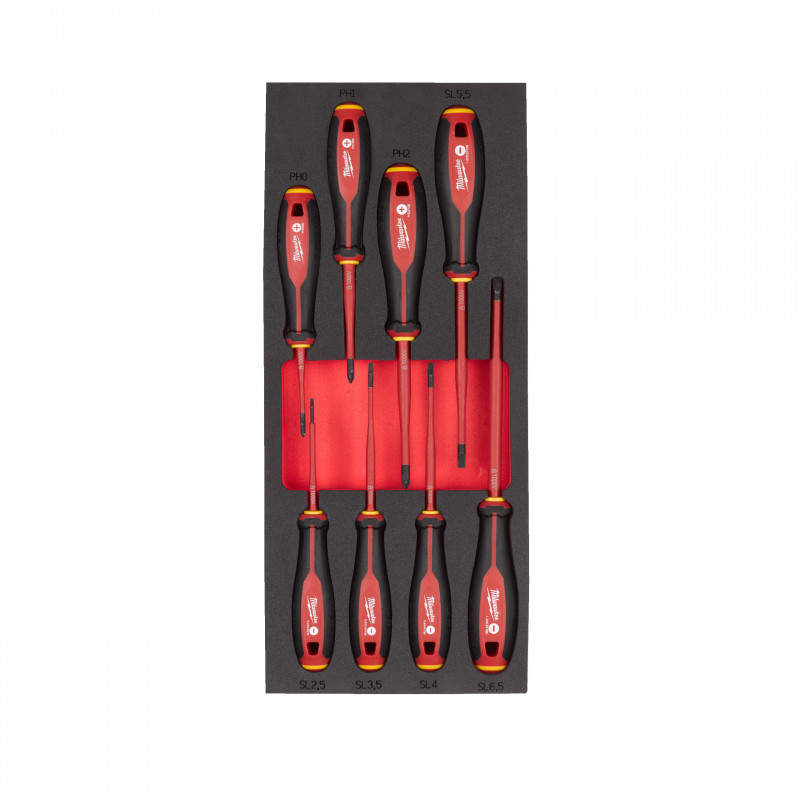MODULE SERVANTE TOURNEVIS VDE TRI-LOBE 8 PCS - Blister - Milwaukee | 4932493249