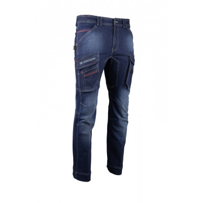 Pantalon denim stretch multipoches - PADDLE- FACOM | FXWW1040E