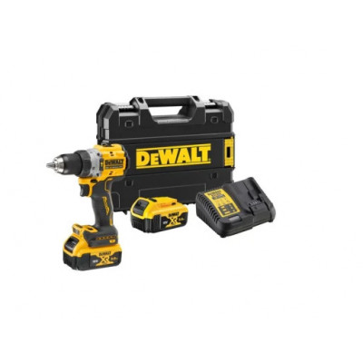 Perceuse Visseuse Percussion Compacte XR 18V 5Ah Li-Ion Brushless - Dewalt | DCD805P2T