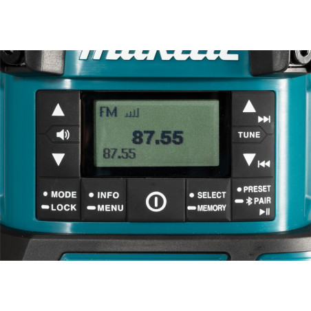 Radio avec lanterne LED 14,4/18V USB+BLUETOOTH+DAB  - Makita | DMR056
