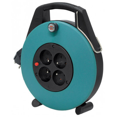 Enrouleur de câble Confort-Line CL-X noir/vert 10m H05VV-F 3G1,0 - Brennenstuhl | 1102781
