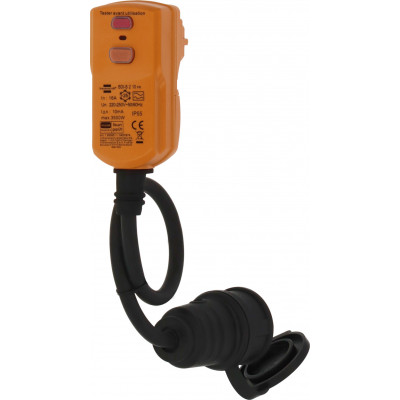 Rallonge électrique avec fiche différentielle 10mA et prolongateur 0,5m H07RN-F  - Brennenstuhl | 1132731