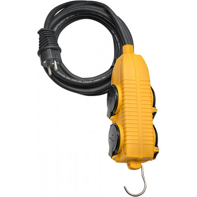 Rallonge électrique avec Powerblock IP44 10m H07RN-F 3G2,5 noir - Brennenstuhl | 1151781