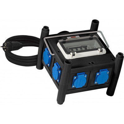 Coffret électrique mobile BD 6M/16 IP44 5m H07RN-F 3G2,5 - Brennenstuhl | 1153660006