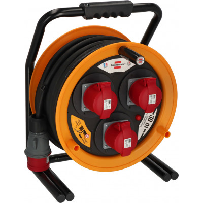 Enrouleur de câble Maxi Garant CEE/32A/415V, 30m H07RN-F 5G4,0, IP44 - Brennenstuhl | 1243261