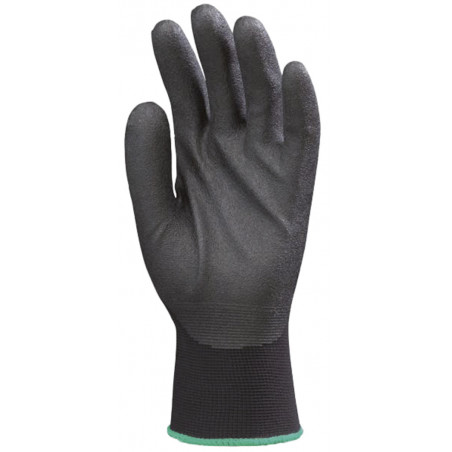 Gants EUROLITE 6640, nylon noir, paume enduite mousse PVC noir *CAR* - COVERGUARD | MOP6640