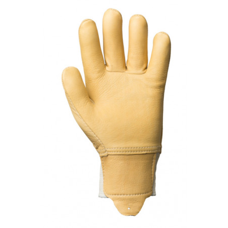 Gants maîtrise EUROSTRONG 2450 fleur vachette hydrofuge beige, protège artère *CAR* - COVERGUARD | MOP2450