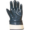 Gants EUROSTRONG 9650, coton main enduite nitrile bleu, poignet sécurité sup. - COVERGUARD | MO9650