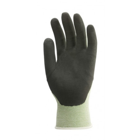 Gants EUROLITE BAMBOU, nylon vert paume enduit mousse nitrile noir - COVERGUARD | MO6680