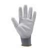 Gants EUROLITE 6030 polyester gris J13 paume enduite PU gris - COVERGUARD | MO6030