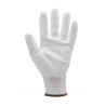 Gants EUROLITE 6020 polyester blanc J13 paume enduite PU blanc - COVERGUARD | MO6020
