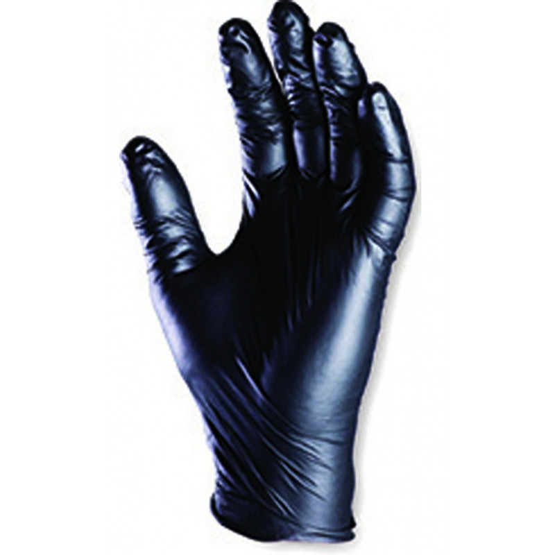 Gants EURO-ONE 5930 nitrile noir non poudrés AQL 1.5 (100gts) - COVERGUARD | MO5930