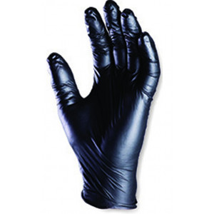Gants EURO-ONE 5930 nitrile noir non poudrés AQL 1.5 (100gts) - COVERGUARD | MO5930