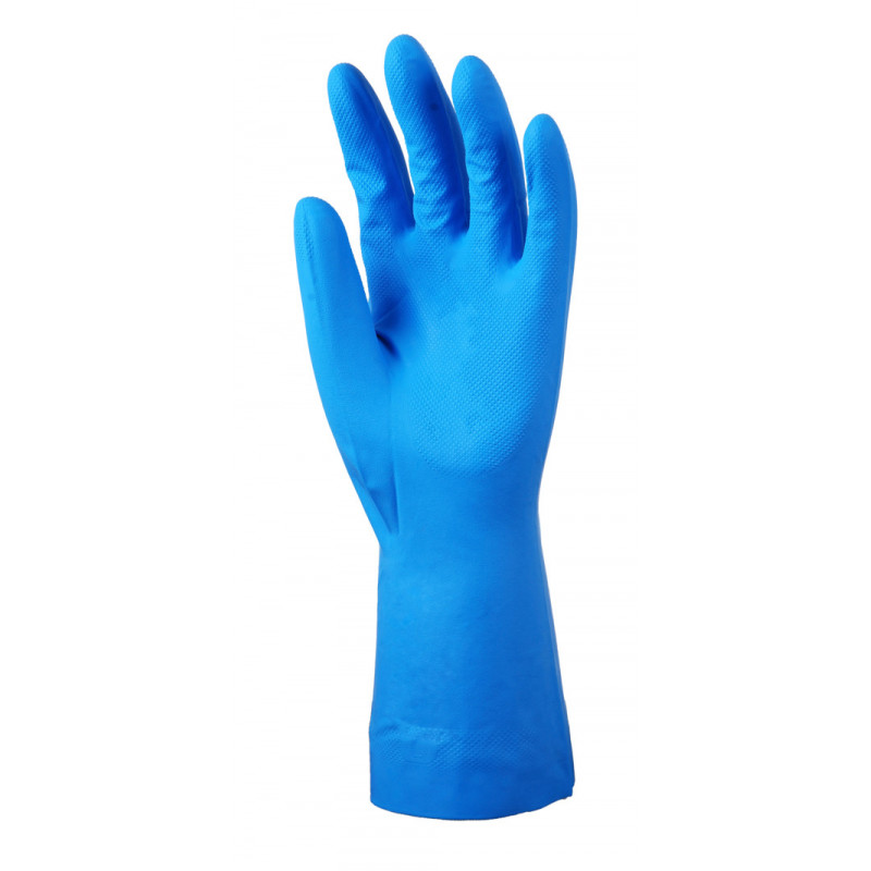 Gants EUROCHEM 5560 nitrile bleu non flocké, 0,22 mm, 33cm - COVERGUARD | MO5560