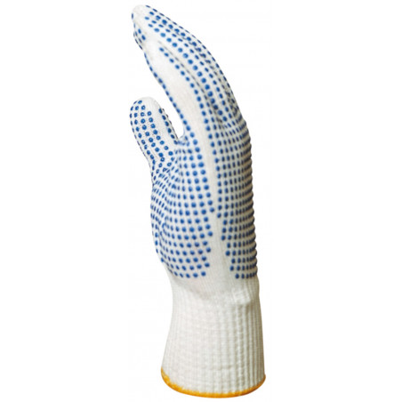 Gants EUROSTRONG 4367 polyester, picots bleus 2 faces - COVERGUARD | MO4367