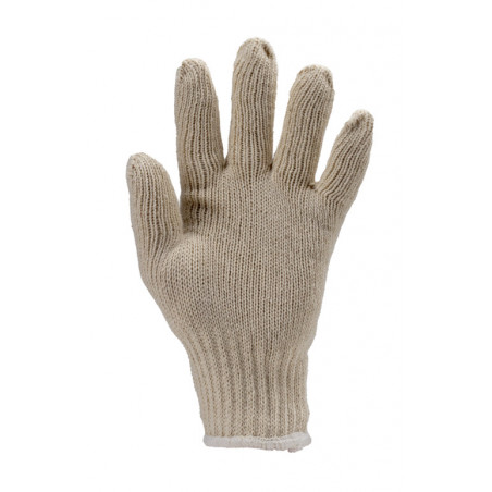 Gants EUROLITE 4330, Support blanc sans couture 100% coton résistant, jauge 7, Poignets tricotés - COVERGUARD | MO4330