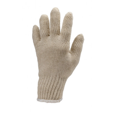 Gants EUROLITE 4330, Support blanc sans couture 100% coton résistant, jauge 7, Poignets tricotés - COVERGUARD | MO4330