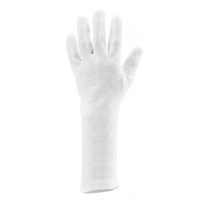 Gants EUROLITE 4152 poly-coton interlock blanchi, fourchette, 40 cm - COVERGUARD | MO4152
