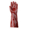 Gants EUROCHEM 3640, coton, enduit PVC rouge, Longueur 40cm - COVERGUARD | MO3640