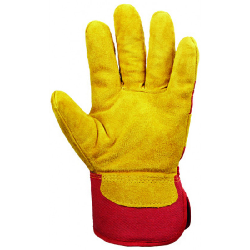 Gants docker EUROWINTER 330 croûte vachette. molleton polaire - COVERGUARD | MO330