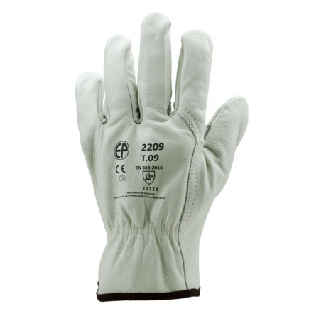 Gants maîtrise EUROSTRONG 2210 tout fleur vachette sup. ecru - COVERGUARD | MO2210